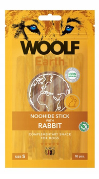 WOOLF EARTH NOOHIDE S STICK WITH RABBIT 90g