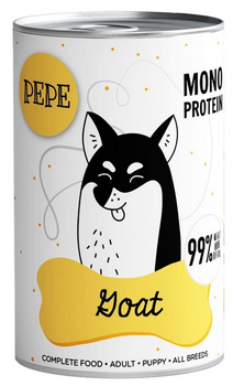 PEPE 400g GOAT MONOPROTEIN mokra karma    dla psa
