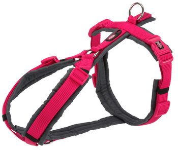 Premium trekking, szelki, dla psa, fuksja/grafit, XS–S: 32–38 cm/13 mm