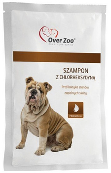 OVER ZOO  SZAMPON Z CHLORHEKSYDYNĄ 20ml SASZETKA   /25