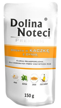 DOLINA NOTECI PIES 150g kaczka/dynia  SASZETKA /10