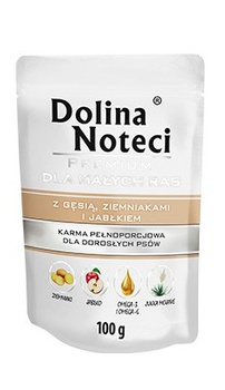 DOLINA NOTECI PIES 100g gęś/ziemniak  SASZETKA MINI /10