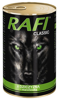 RAFI PIES pusz.1240g CLASSIC DZICZYZNA   I  MARCHEWKA  /6