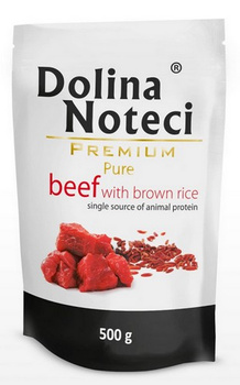 DOLINA NOTECI PIES PURE 500g wołowina  SASZETKA /10