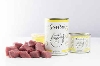 GUSSTO pusz.400g FRESH CALF Pokarm dla kota z CIELĘCINĄ