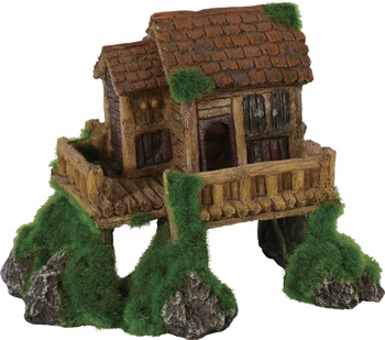 Zolux Ozdoba do akwarium chata KIPOUSS S z nasionami 13,7x8x10,8 cm