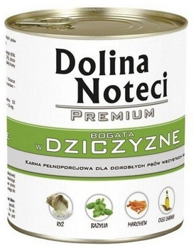 DOLINA NOTECI PIES 400g dzik  PUSZKA /24