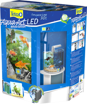 *- Tetra AquaA. Explorer LED Gold 30 L kol. biały