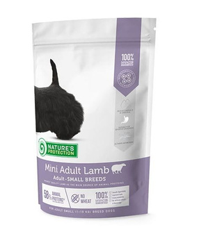 NATURES PROTECTION PIES  500g  MINI       ADULT LAMB small breeds      /10