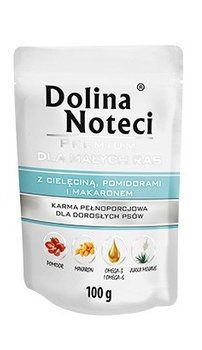 DOLINA NOTECI PIES 100g cielę/pomidor  SASZETKA MINI /10