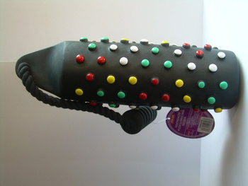 *- Zabawka treningowa ze sznurem duża czarna