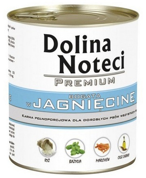 DOLINA NOTECI PIES 800g jagnięcina  PUSZKA /12