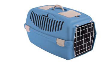 ZOLUX Transporter dla psa GULLIVER 3 metalowe drzwi kol. niebieski