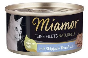 MIAMOR KOT pusz.80g FILETS TUŃCZYK NATURELL w sosie własnym /24