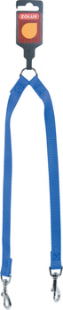 Zolux Smycz dla psa podwójna nylonowa 15 mm/40 cm kol. niebieski