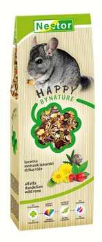 Nestor Pokarm Szynszyla dzika róża, lucerna, mniszek lekarski 500g