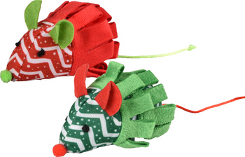 ZABAWKA ŚWIĄTECZNA MYSZKA FLIP 10cm KOLOR MIX