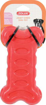 *- ZOLUX Zabawka TPR BUBBLE kość 19 cm kol. czerwony