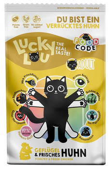 Lucky Lou Food Code Lifestage Adult Drób & Kurczak 750g