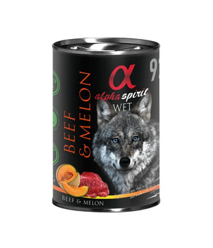 Alpha Spirit mokra wołowina z melonem 400g