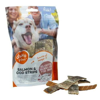 DUVO+ PRZYSMAK DLA PSA 150g FISH SALMON   & COD STRIPS  /10