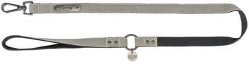 CityStyle, smycz, dla psa, bawełna, jasnoszara, M–L: 1.00 m/20 mm