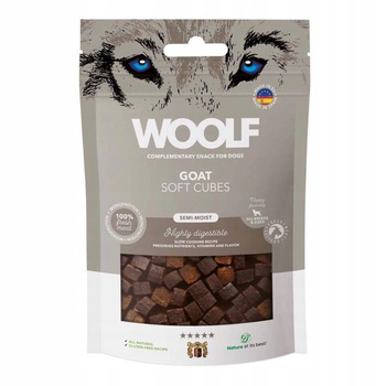 WOOLF SOFT przysmak PIES 100g MONOPROTEIN CUBES GOAT