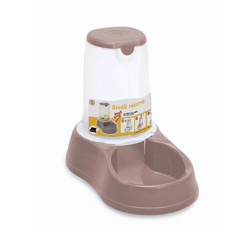 Zolux Dozownik pokarmu wody dla psa BREAK 1,5 l kol. różowobrązowy