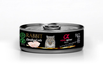 Alpha Spirit KRÓLIK - KOTY STERYLIZOWANE 85G