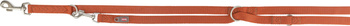Premium, smycz regulowana, dla psa, taśma, rdzawa, M–L: 2.00 m/20 mm