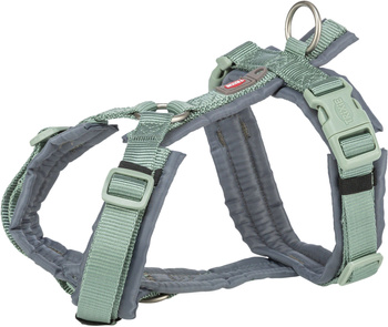 Premium trekking, szelki, dla psa, szałwiowe/grafit, XL: 80–97 cm/25 mm