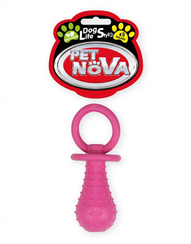 PET NOVA TPR PACIFIER PINK 14cm    /10