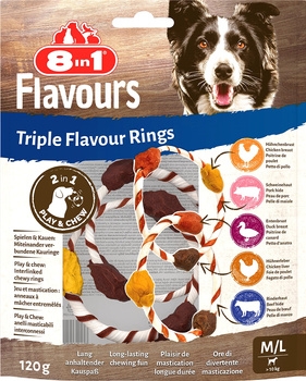 8in1 przysmak FLAVOURS Triple Flavour Rings M/L