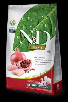 FARMINA ND PRIME CHICKEN POMEGRANATE ADULT MEDIUM/MAXI 12KG