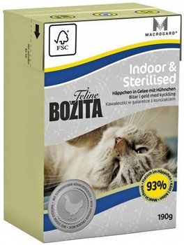 BOZITA Feline Indoor & Sterilised 190g    /16 2062