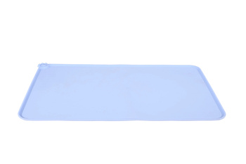 ZOLUX Podkładka silikonowa pod miskę psa lub kota M niebieska 47,5x30,5 cm