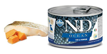 Farmina ND Ocean Grain Free Adult Mini dorsz i dynia 140g