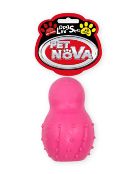 PET NOVA TPR SNOWMAN PINK 9,5cm    /10