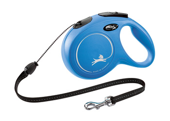 FLEXI NEW CLASSIC LINKA M  8m/20kg        NIEBIESKA
